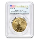 2015-W 1 oz Burnished Gold Eagle SP-70 PCGS (FirstStrike®) 2015-W 1 oz Burnished Gold Eagle SP-70 PCGS (FirstStrike®)